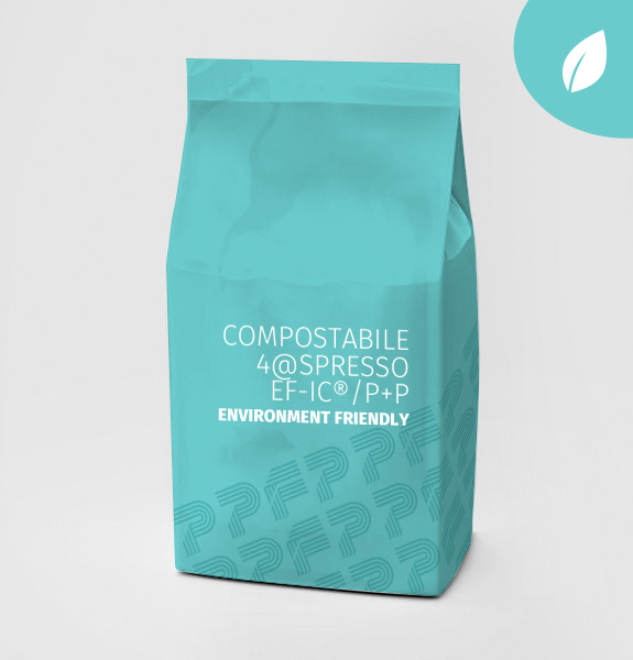 COMPOSTABLE LAMINATED FILM -FILM COMPOSTABILE  4@SPRESSO EF-IC® - P+P ENVIRONMENT FRIENDLY